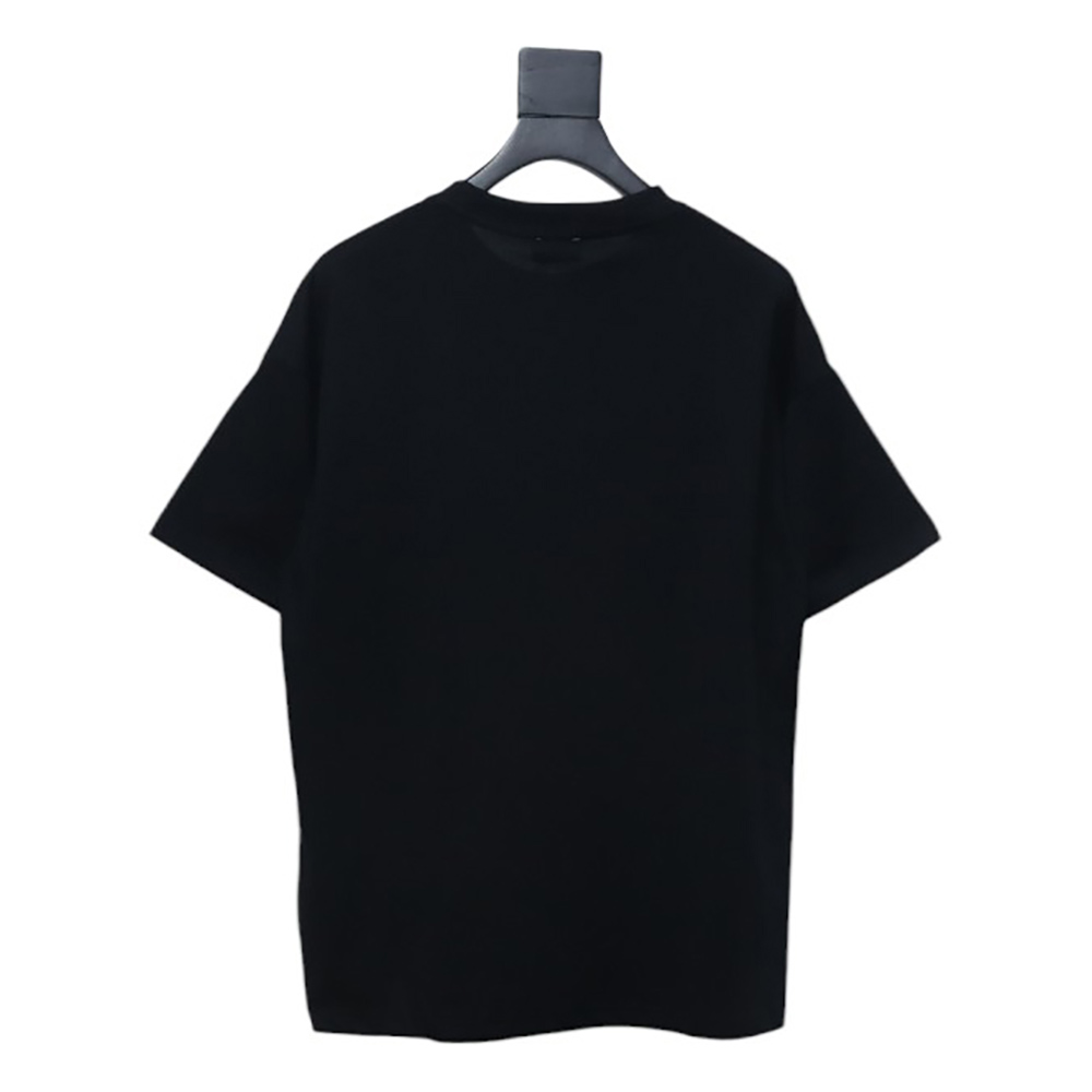 Moncler overlapping logo print short sleeves
