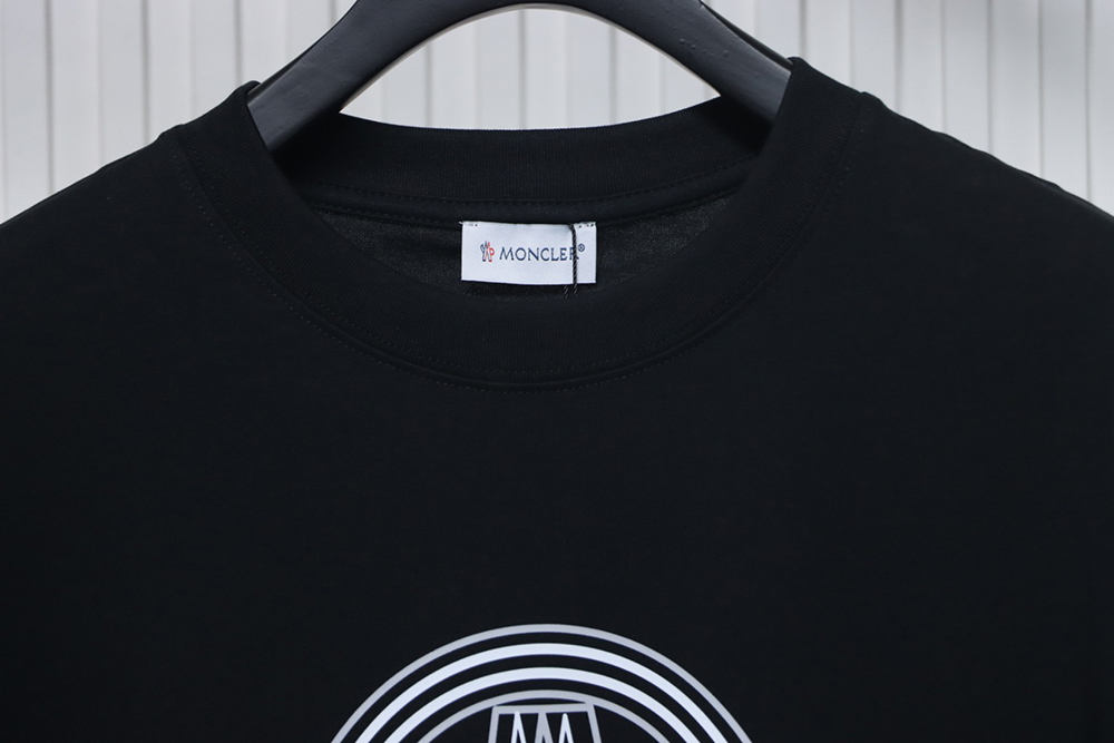 Moncler overlapping logo print short sleeves