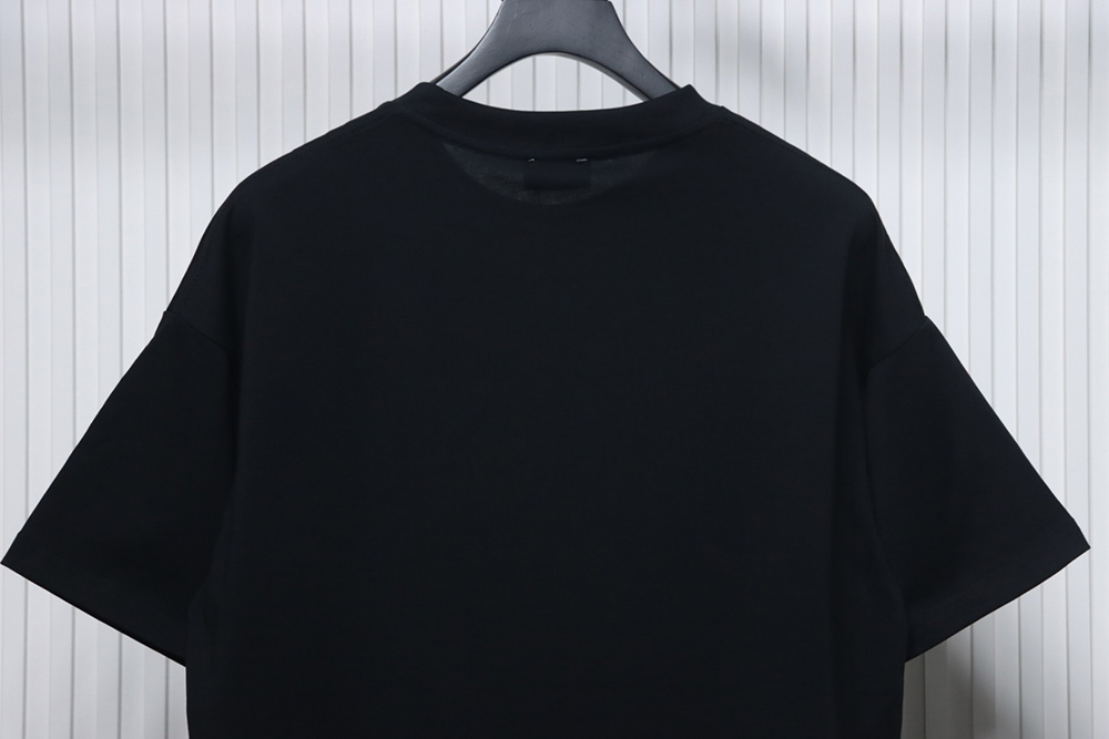 Moncler overlapping logo print short sleeves