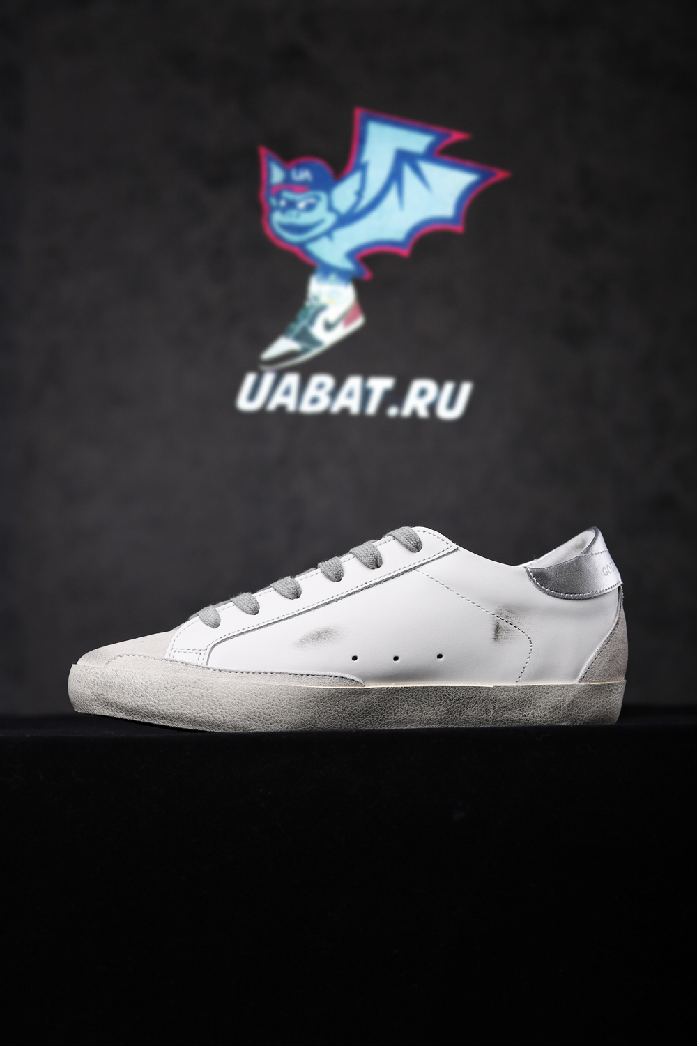 Golden Goose White & Pink Super-Star Sneakers
