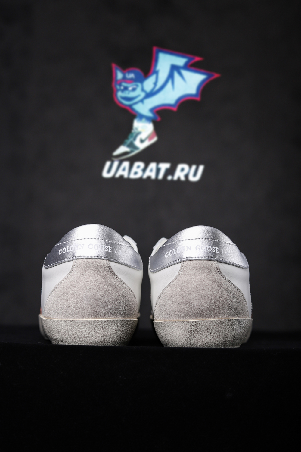 Golden Goose White & Pink Super-Star Sneakers