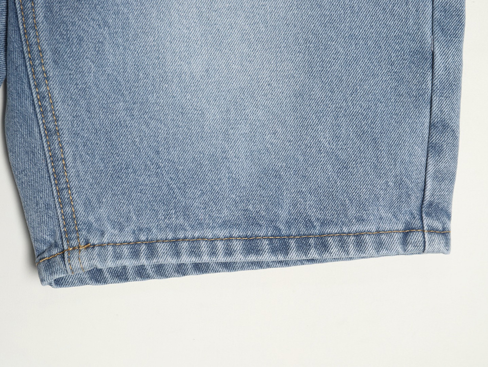 Louis Vuitton Embroidered Pocket Denim Shorts