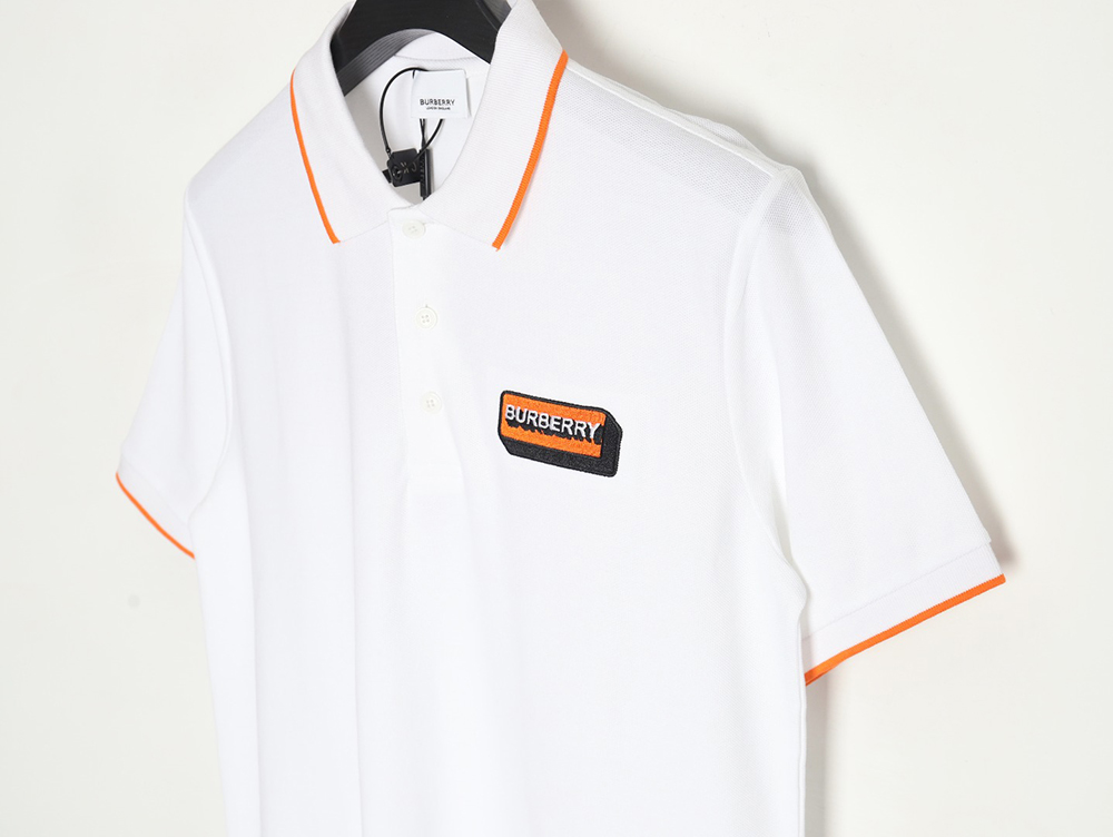 Burberry embroidered badge polo short sleeve