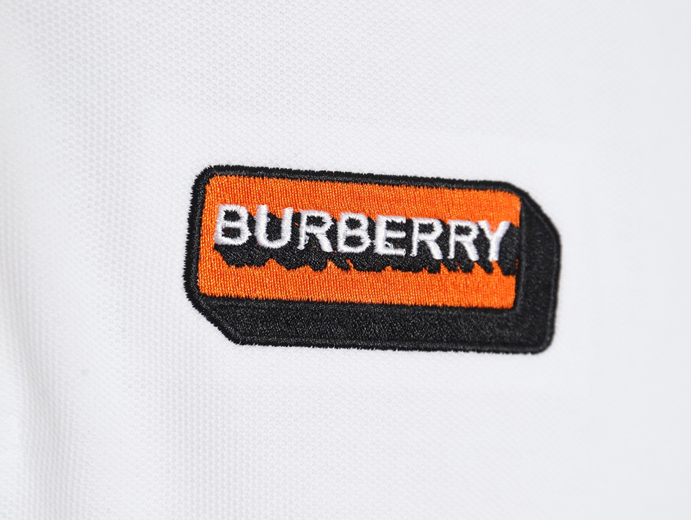 Burberry embroidered badge polo short sleeve
