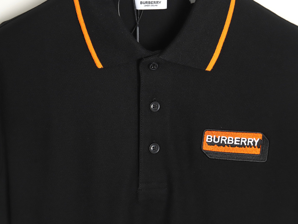 Burberry embroidered badge polo short sleeve TSK1
