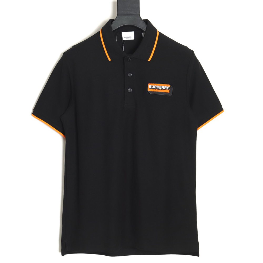Burberry embroidered badge polo short sleeve TSK1