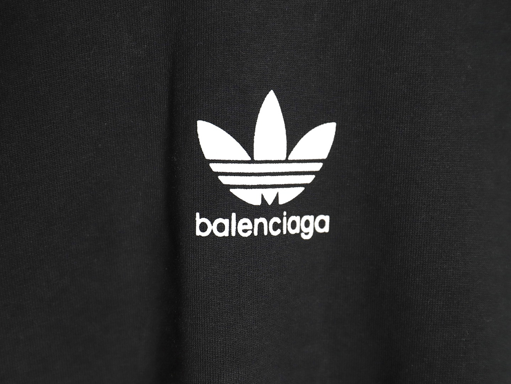 Balenciaga & Adidas Trefoil Joint Printed Short Sleeve