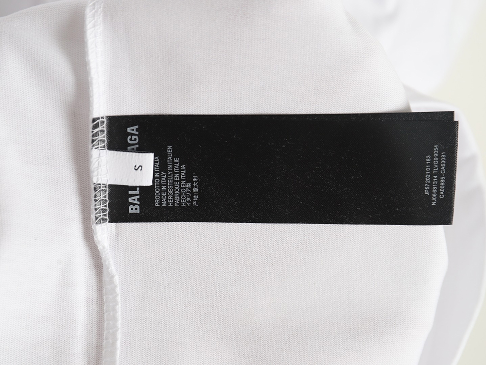 Balenciaga Neck Lettering Short Sleeve T-Shirt
