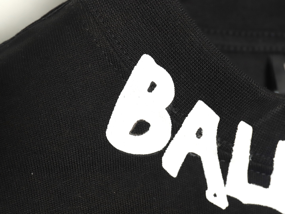 Balenciaga Neck Lettering Short Sleeve T-Shirt TSK1