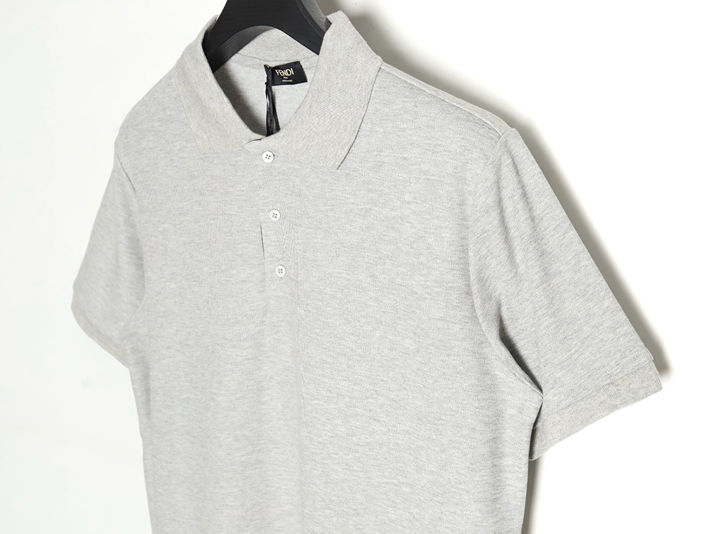 Fendi FF placket short-sleeved polo shirt TSK1