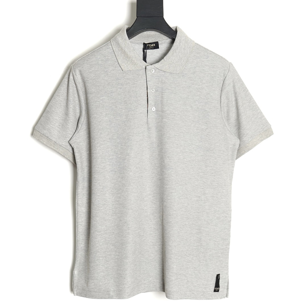 Fendi FF placket short-sleeved polo shirt TSK1
