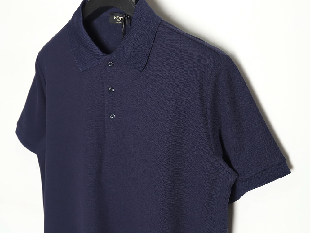 Fendi FF placket short-sleeved polo shirt TSK2
