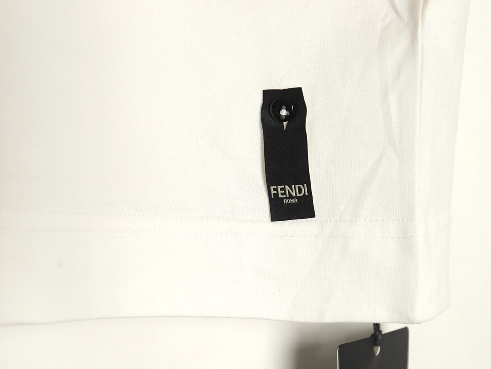 Fendi French fries embroidered short sleeves
