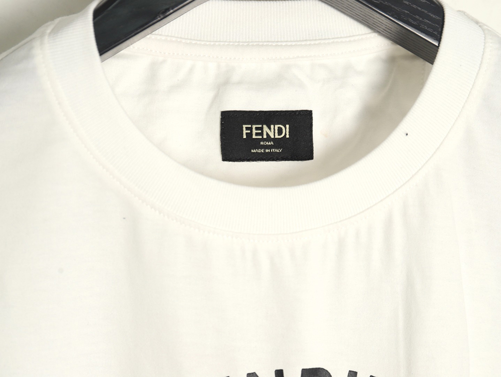 Fendi French fries embroidered short sleeves
