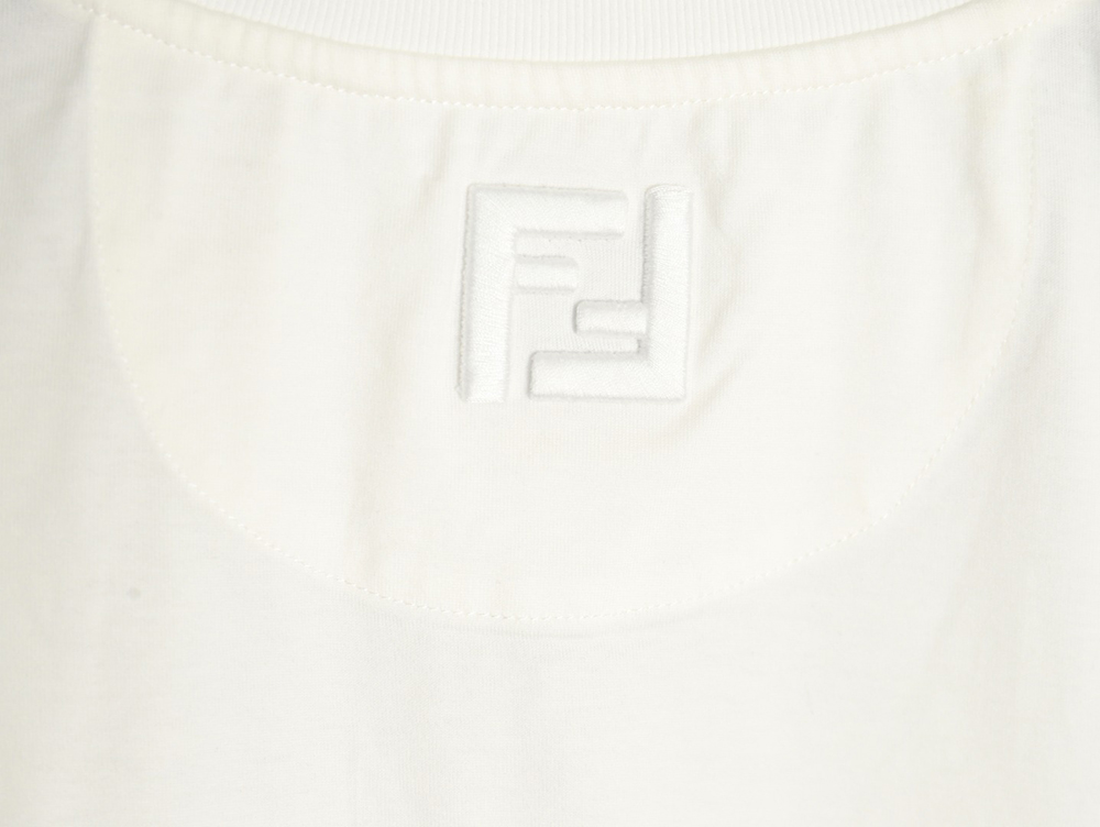 Fendi French fries embroidered short sleeves