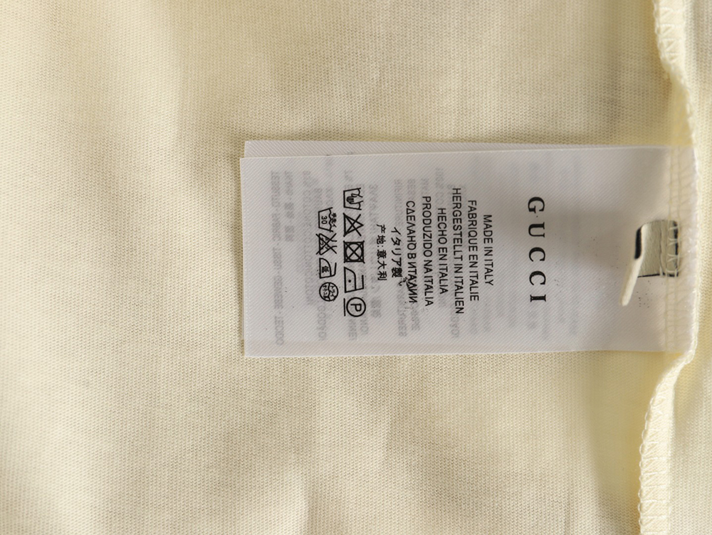 Gucci Funny Cartoon Series Printed Short Sleeve