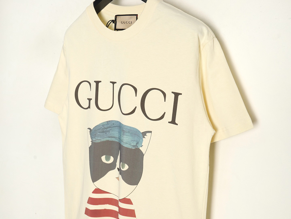 Gucci Funny Cartoon Series Printed Short Sleeve