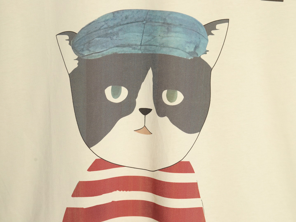 Gucci Funny Cartoon Series Printed Short Sleeve