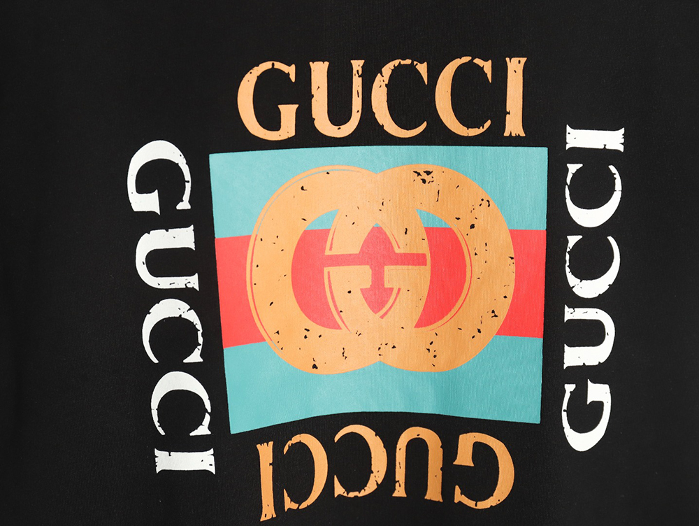 Gucci classic square logo print short sleeves TSK1