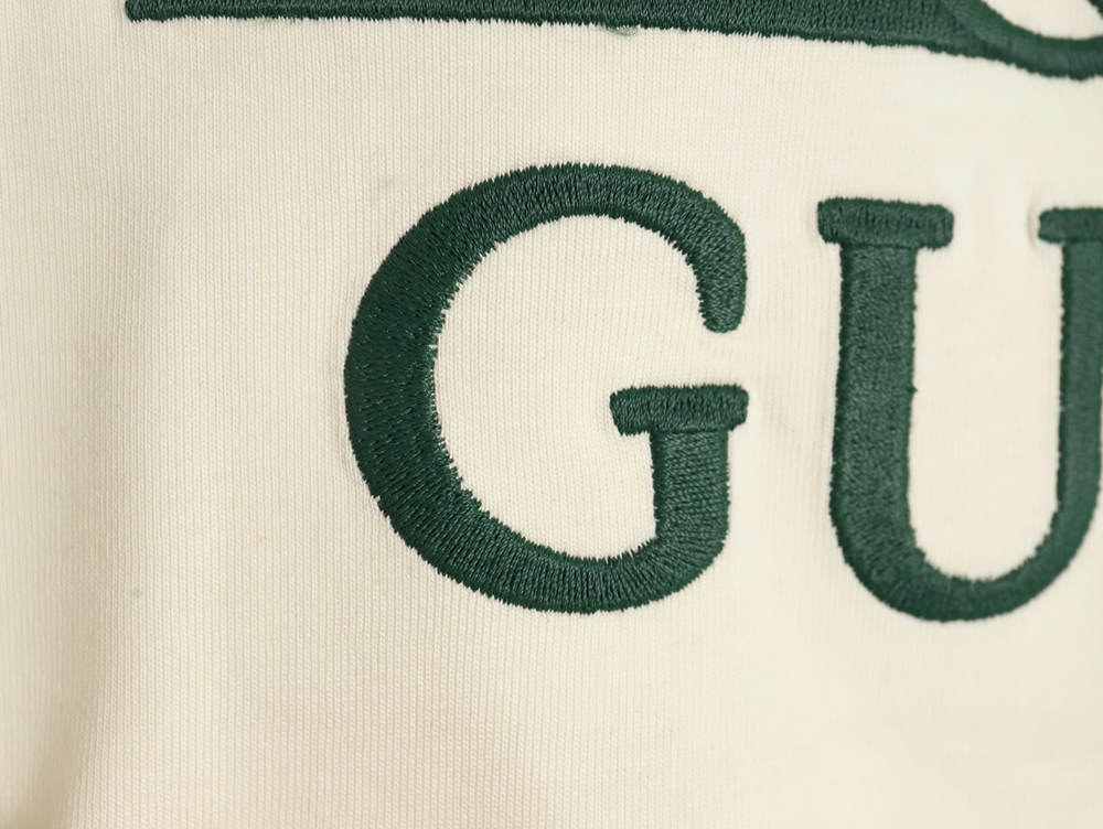 Gucci Double G stripe embroidered short sleeves