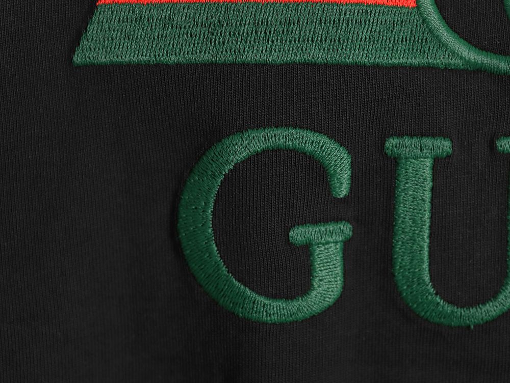 Gucci Double G stripe embroidered short sleeves TSK1