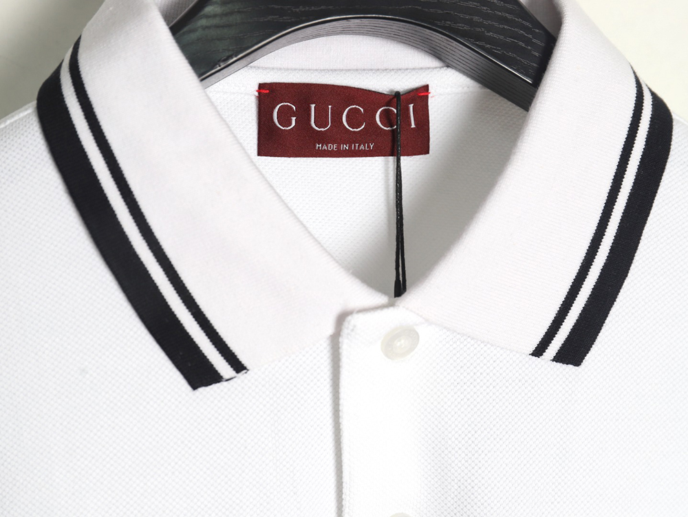 Gucci Pocket Double G embroidered short-sleeved polo shirt