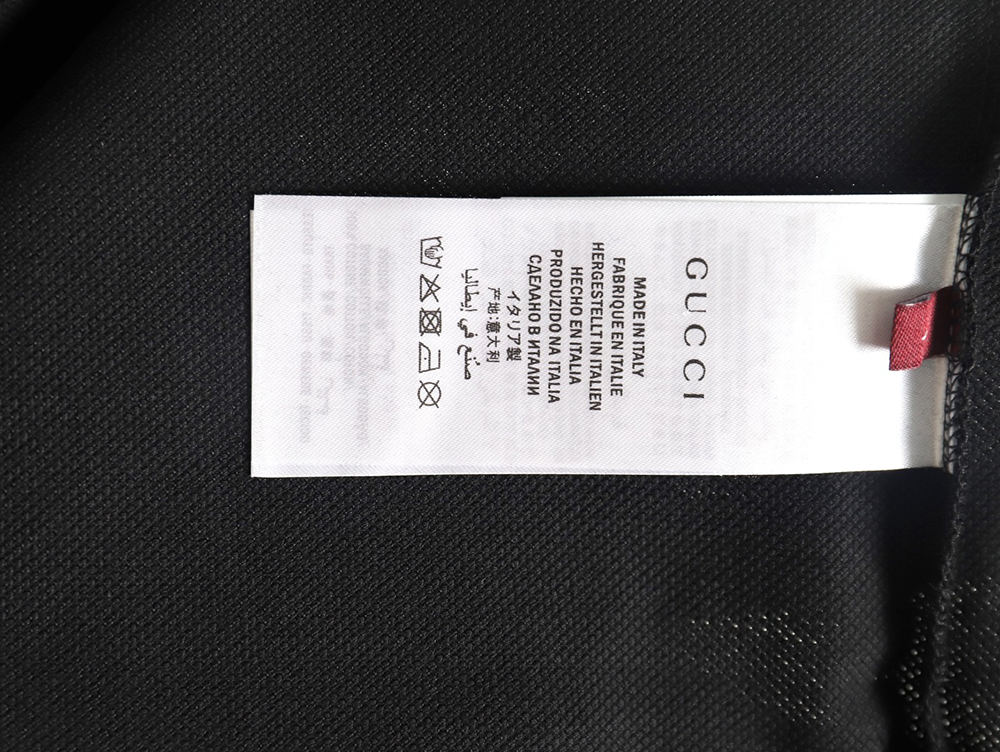 Gucci Pocket Double G embroidered short-sleeved polo shirt TSK1