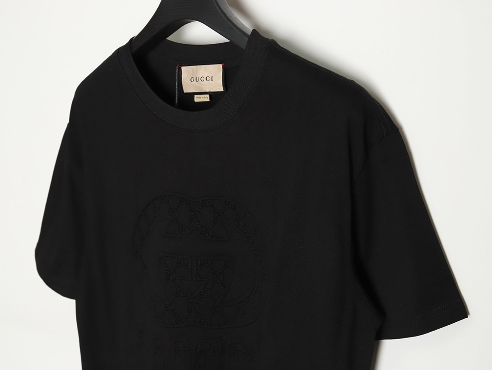 Gucci embossed logo crew neck short sleeves TSK1