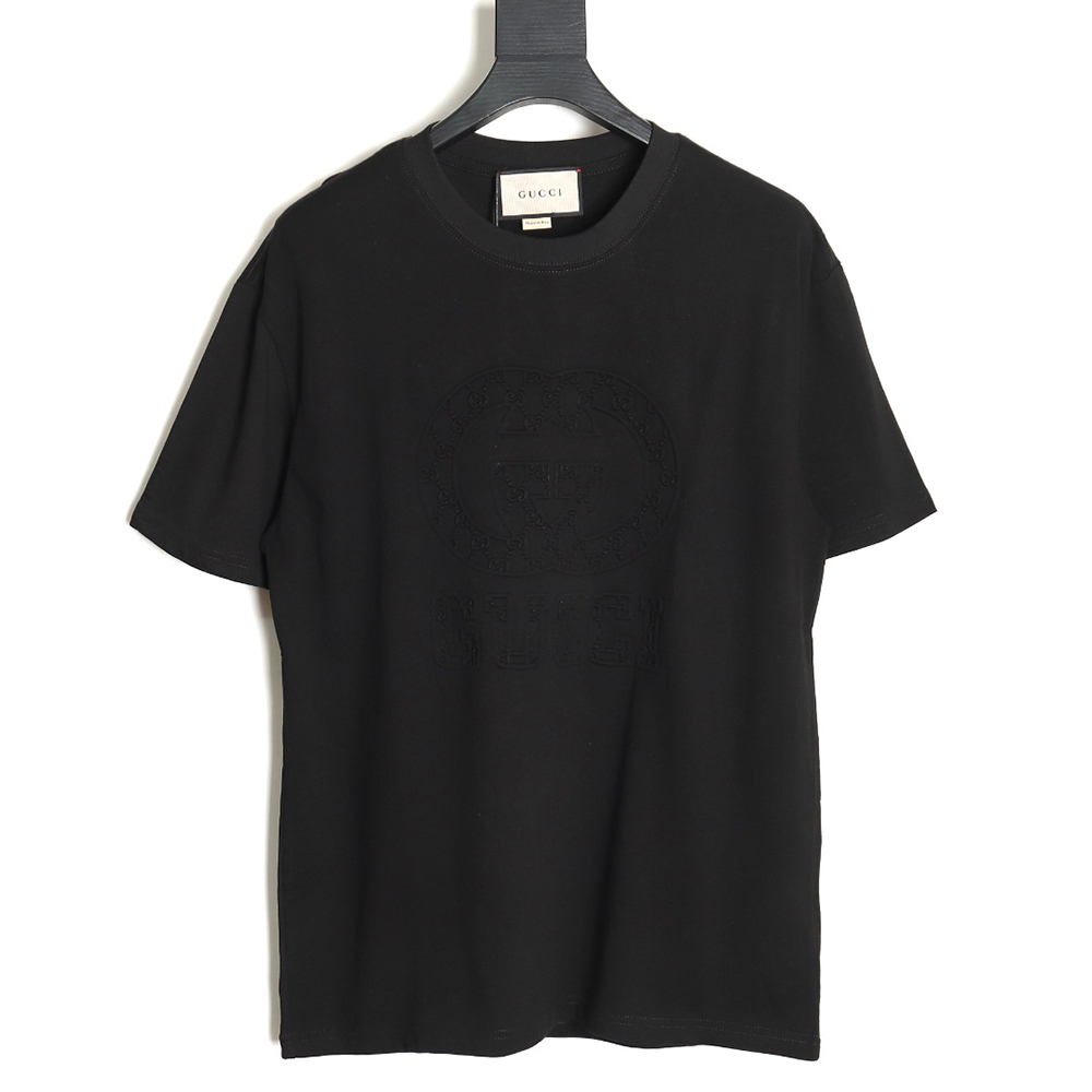 Gucci embossed logo crew neck short sleeves TSK1