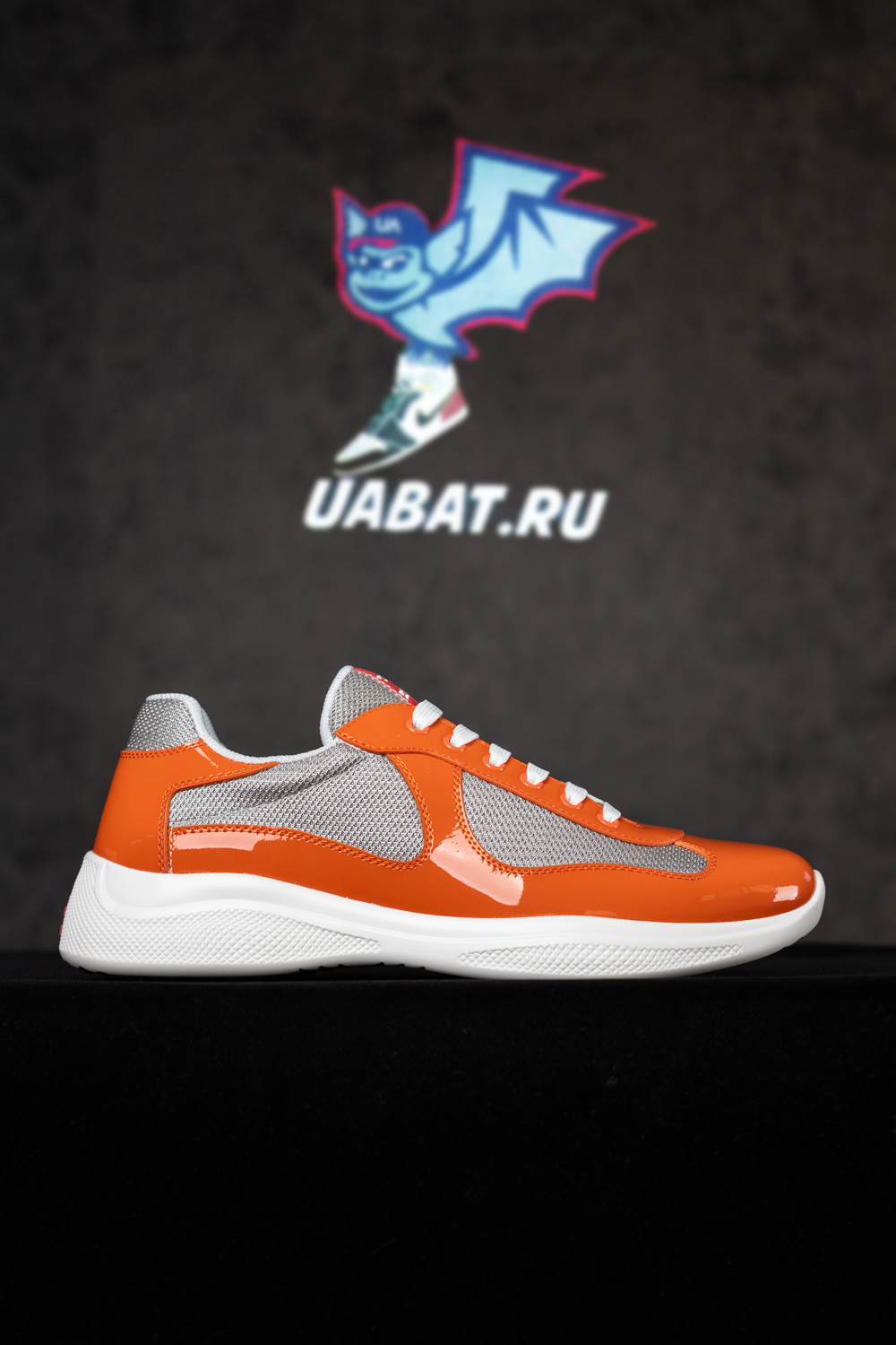 Prada America's Cup sneakers "Pumpkin"