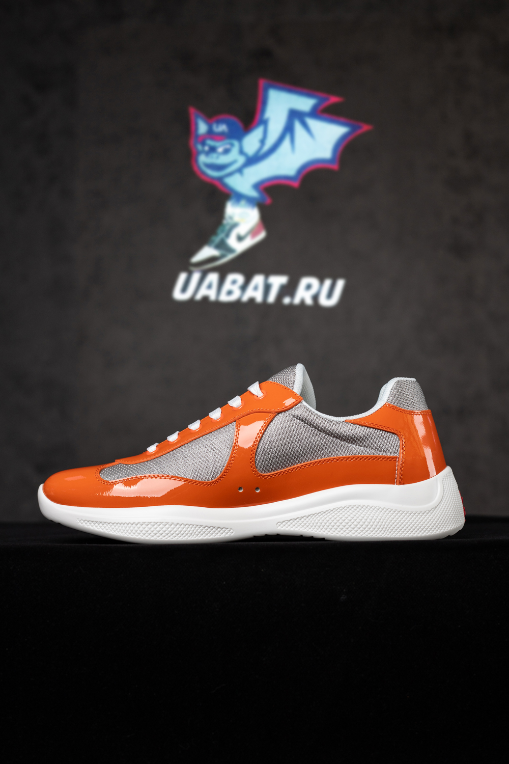 Prada America's Cup sneakers "Pumpkin"