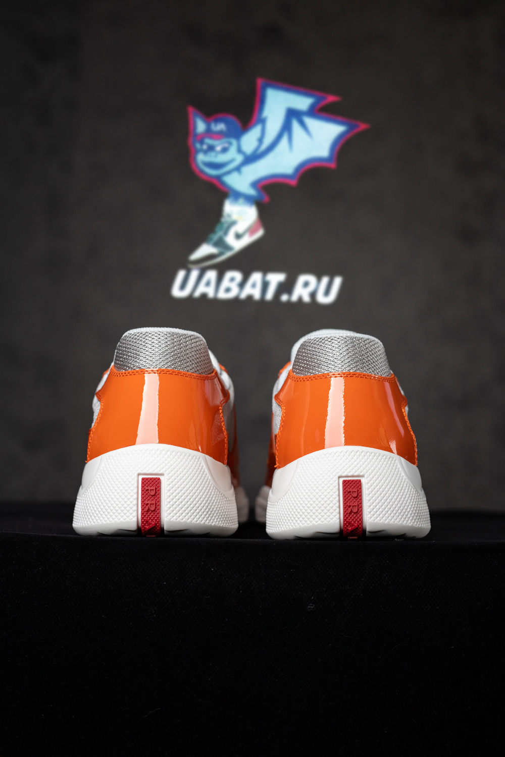 Prada America's Cup sneakers "Pumpkin"