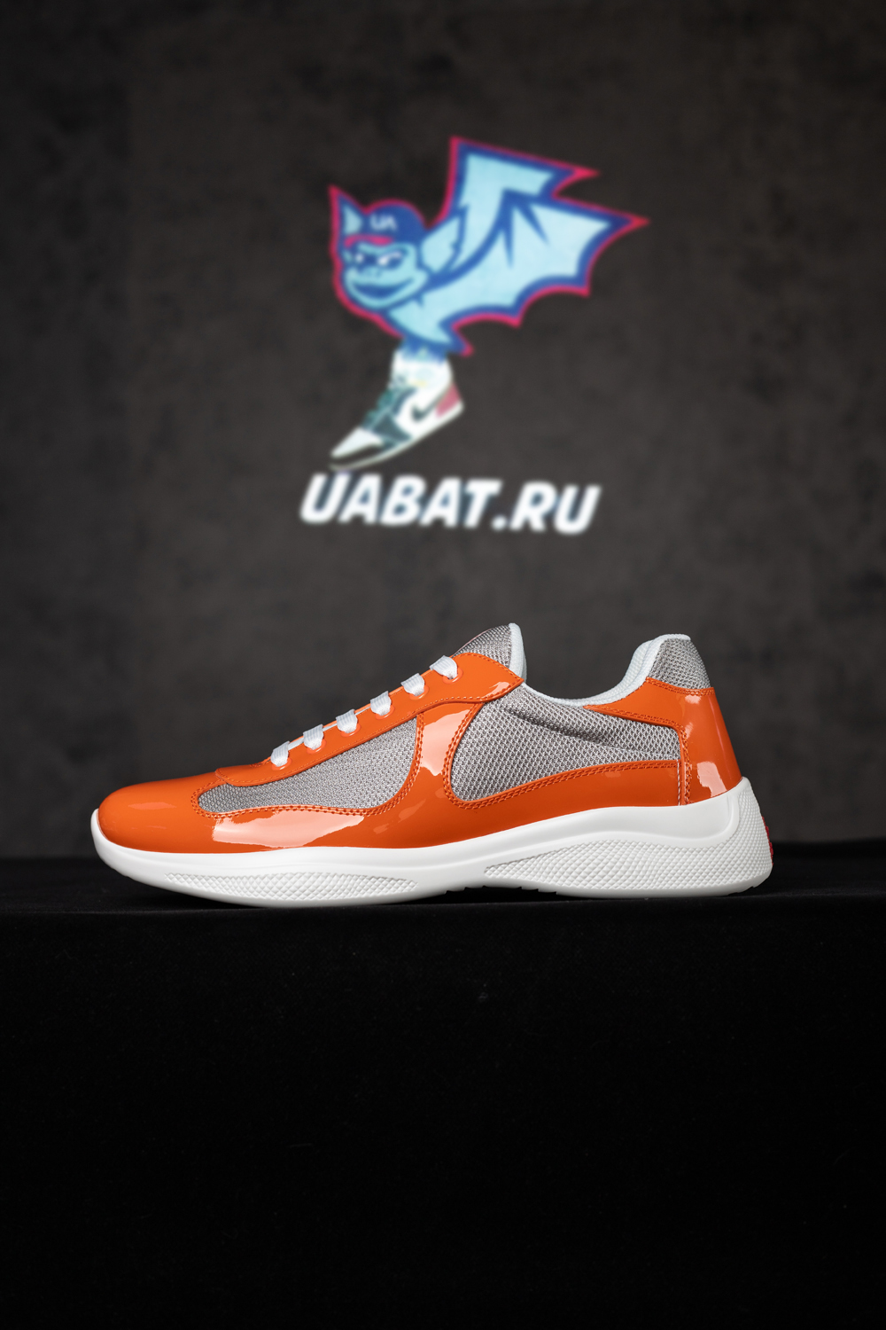 Prada America's Cup sneakers "Pumpkin"