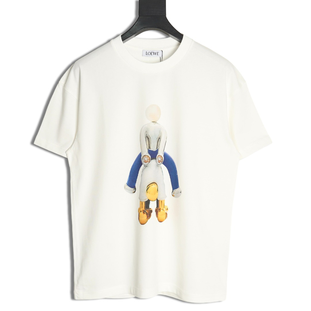 Loewe cartoon doll print short sleeve