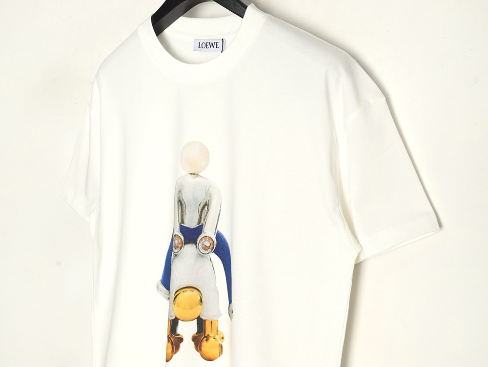 Loewe cartoon doll print short sleeve