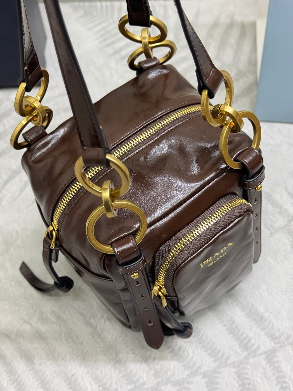 Prada Bags 1BB137 14*14*13.5cm