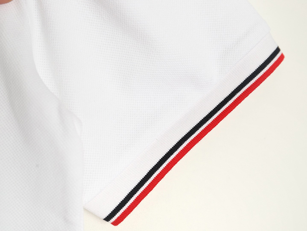 Prada Pocket Silicone Trim Short Sleeve Polo Shirt