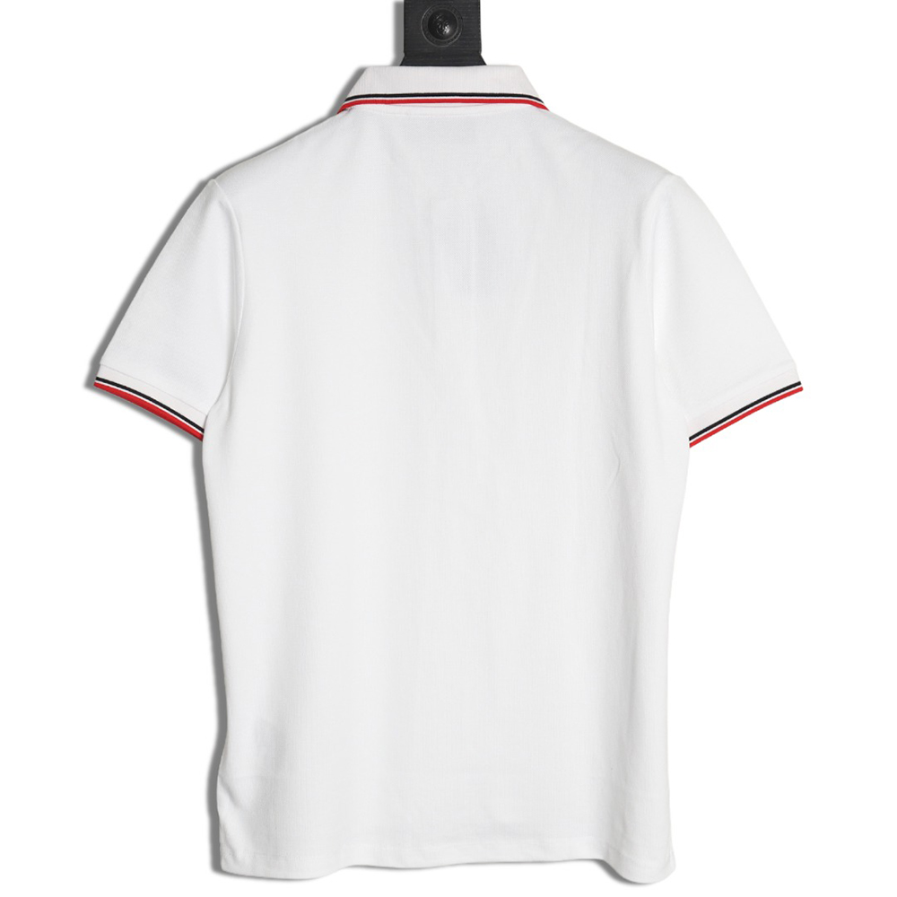 Prada Pocket Silicone Trim Short Sleeve Polo Shirt