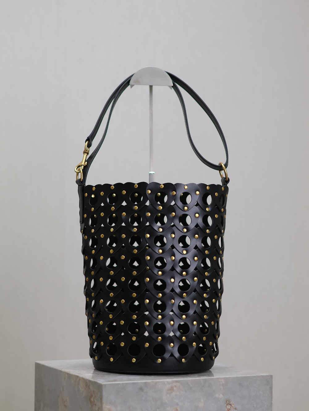 Saint Laurent Seau Bucket Bags in Black 753827 20*30*20cm