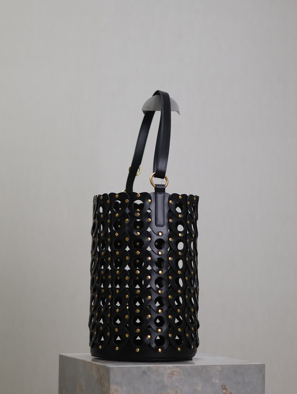 Saint Laurent Seau Bucket Bags in Black 753827 20*30*20cm