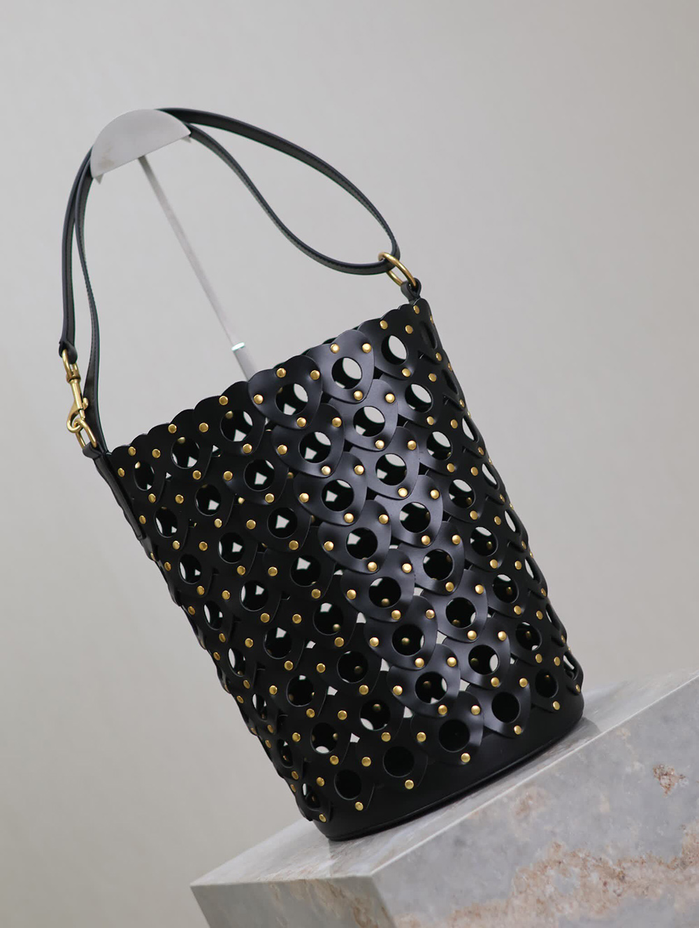 Saint Laurent Seau Bucket Bags in Black 753827 20*30*20cm