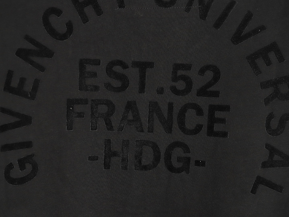 Givenchy printed flocked short-sleeved T-shirt