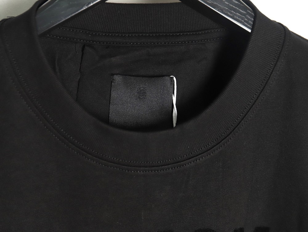 Givenchy printed flocked short-sleeved T-shirt