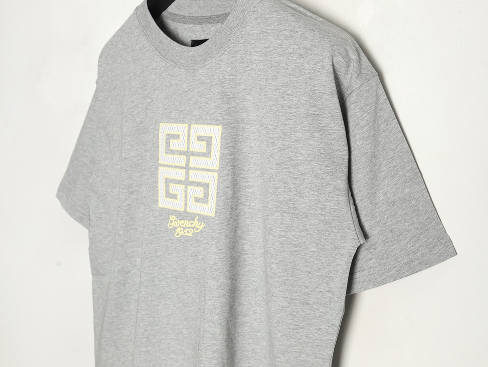 Givenchy eyelet embroidered crew neck short-sleeved T-shirt