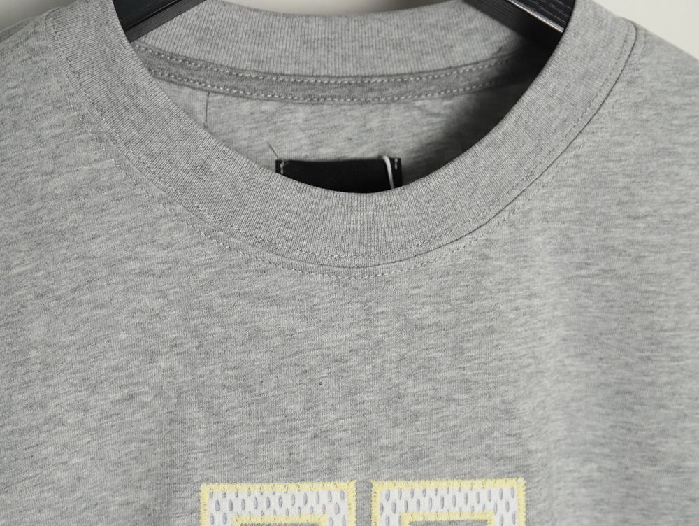 Givenchy eyelet embroidered crew neck short-sleeved T-shirt