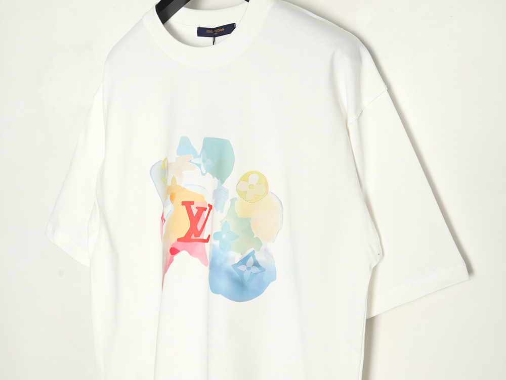 Louis Vuitton Watercolor Crew Neck Short Sleeve