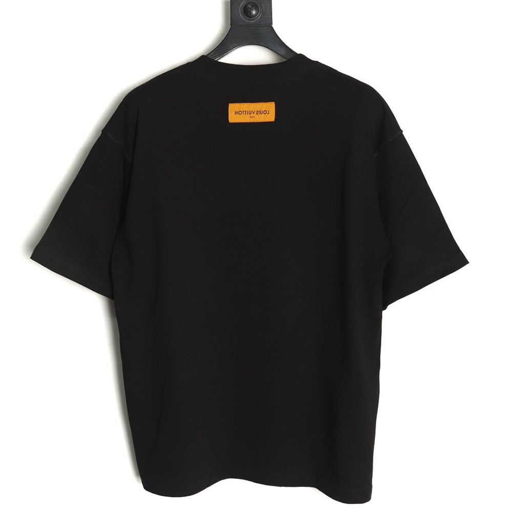 Louis Vuitton Watercolor Crew Neck Short Sleeve TSK1