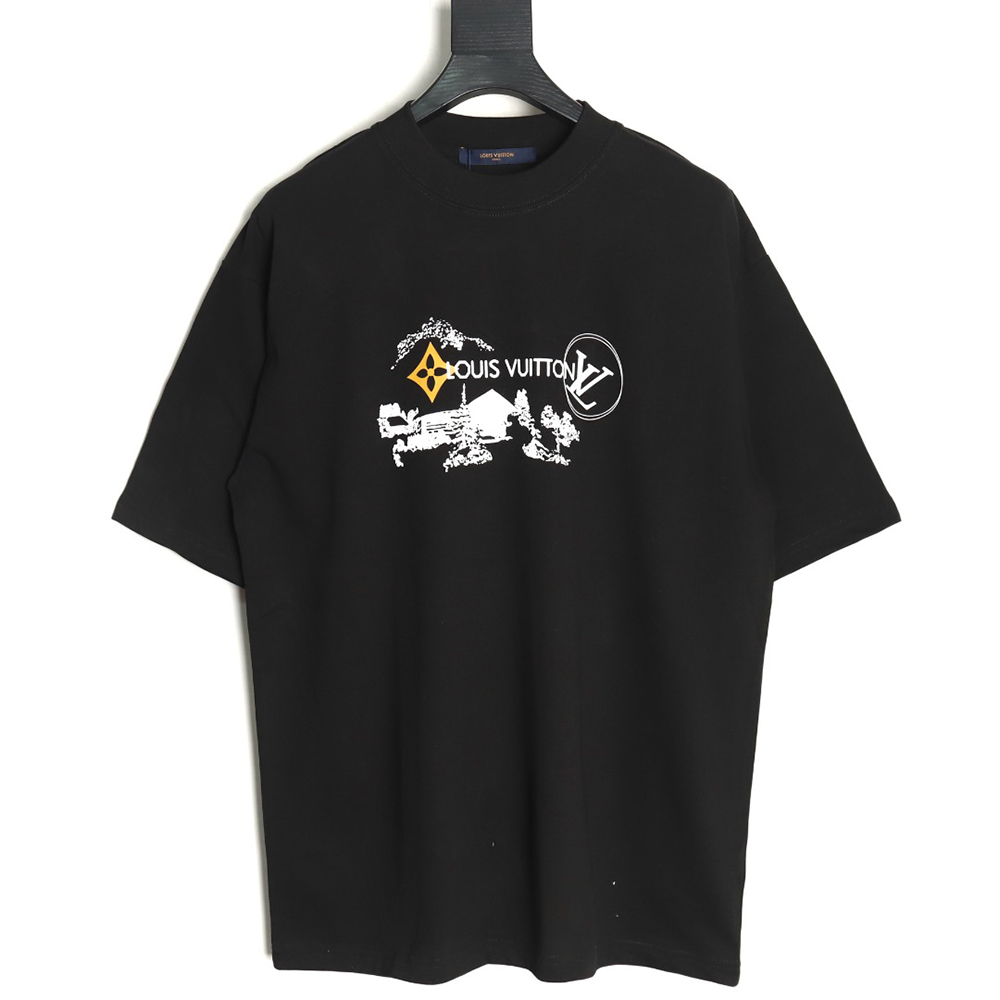 Louis Vuitton sketch lettering logo print short sleeves TSK1