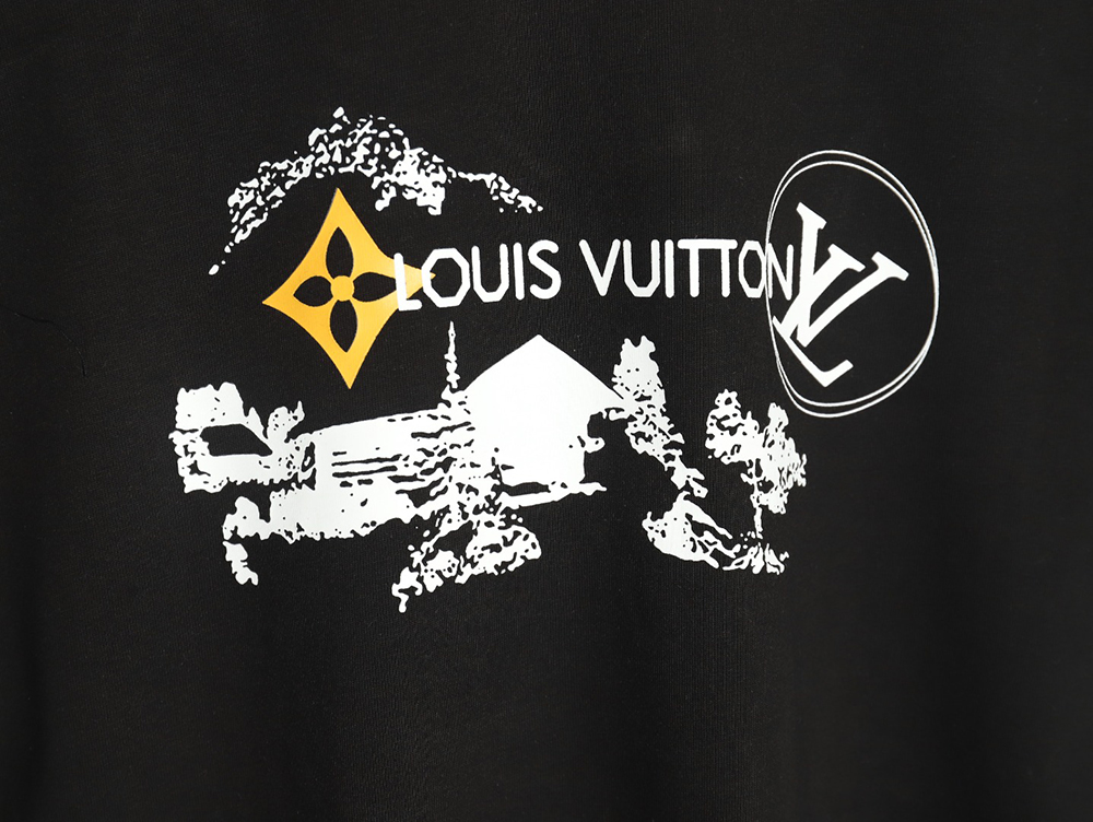 Louis Vuitton sketch lettering logo print short sleeves TSK1
