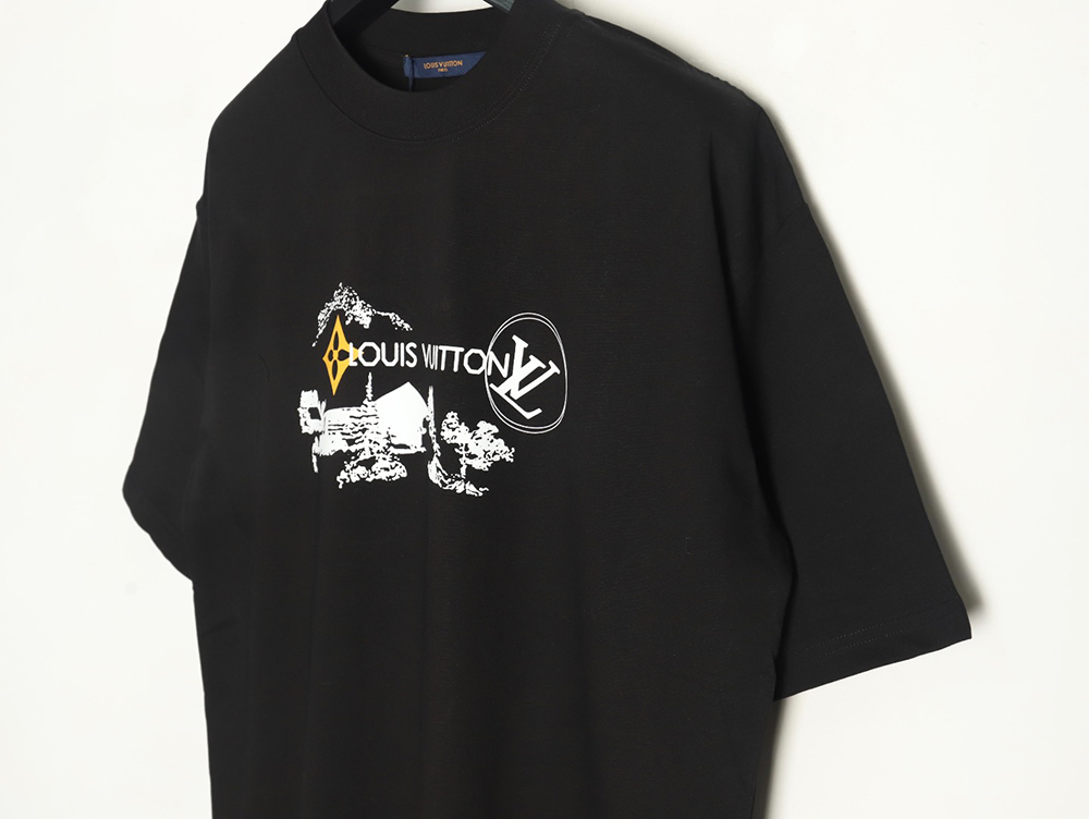 Louis Vuitton sketch lettering logo print short sleeves TSK1